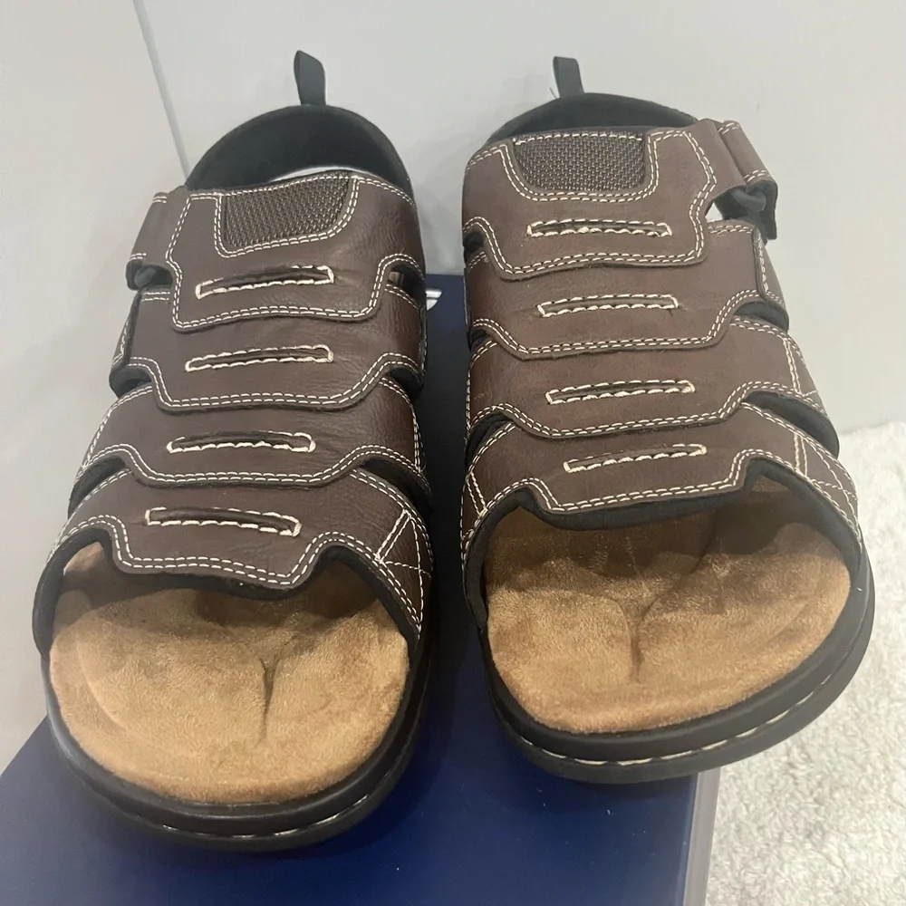 Dockers‎ Men's Dark Brown Strap Sandals